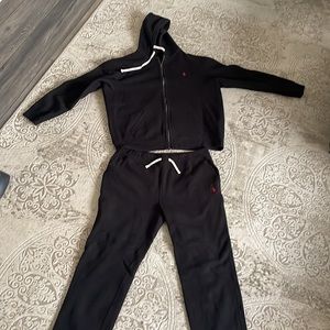 Polo Ralph Lauren blue label sweat outfit black with red logo ( MENS)
